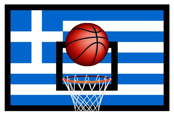 Greeks basket ball — Stock Vector