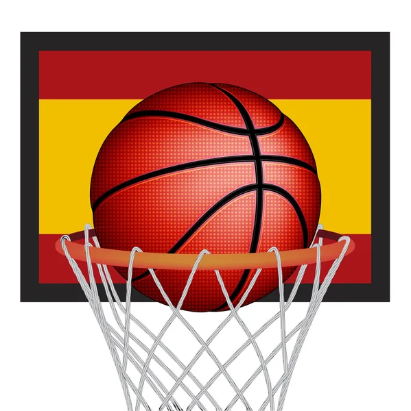 Spanish basket ball — Stock Vector