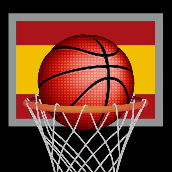 Spanish basket ball — Stock Vector