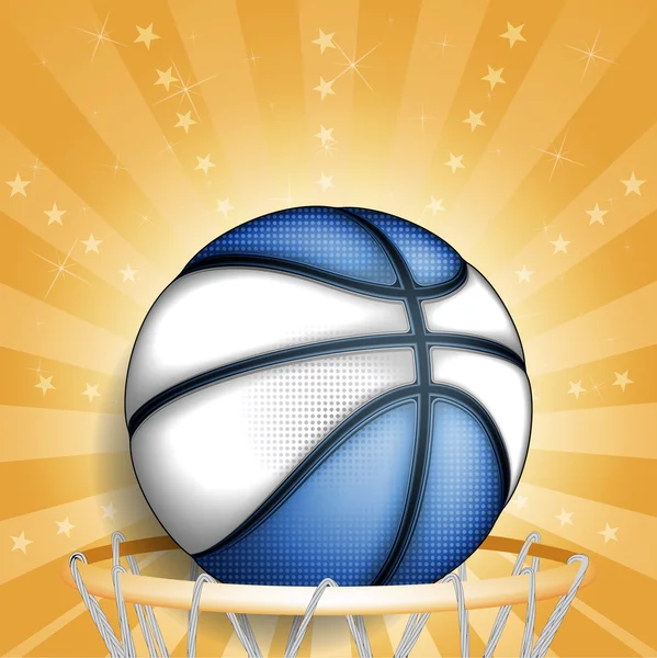 Argentine basket ball — Stock Vector