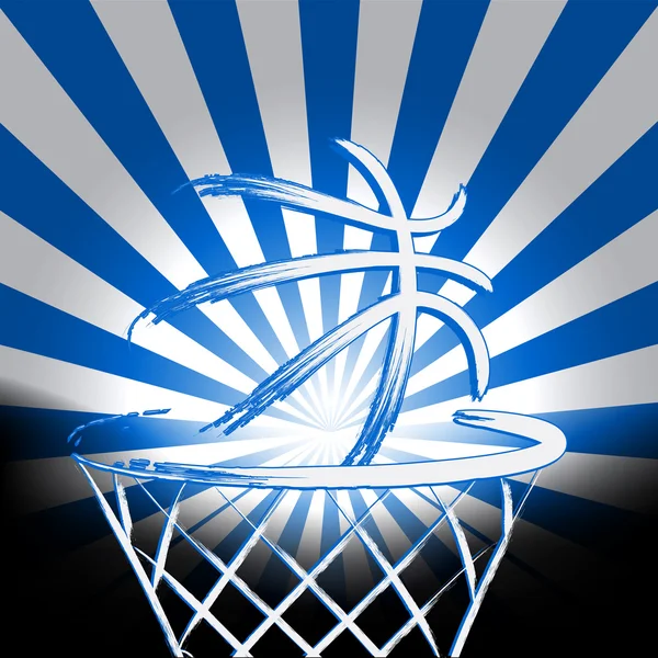 Griechischer Basketball — Stockvektor