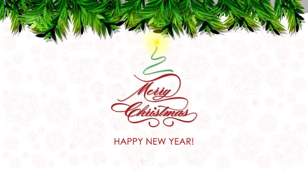 Merry Christmas Happy New Year Gift Card Background Royalty Free Διανύσματα Αρχείου