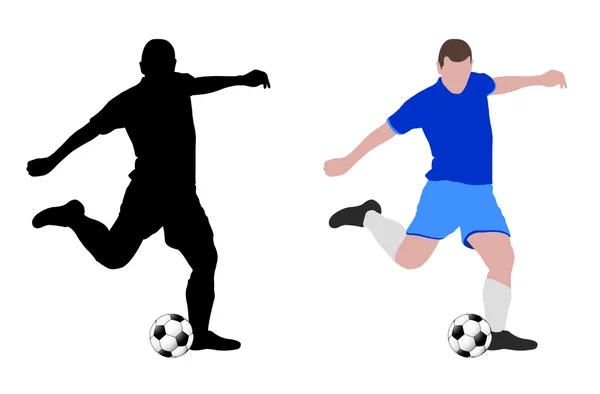 Soccer player — Stock Vector