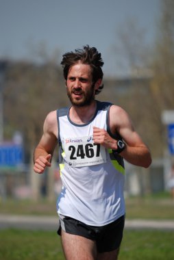 kimliği belirsiz 26 Belgrad Maratonu 21 Nisan 2013 çalışan Belgrad, Sırbistan