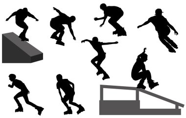 Rollerblade siluetleri