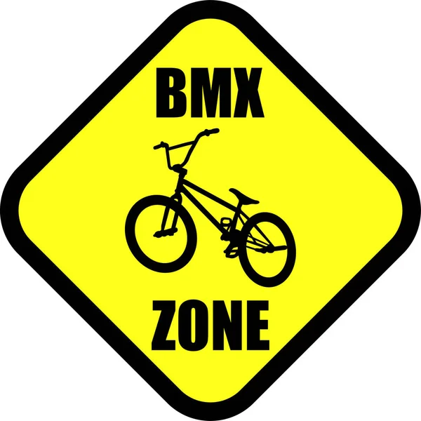 Trafic Zone Bmx Illustration Vectorielle — Image vectorielle