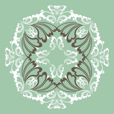 çiçekli süslü arka plan