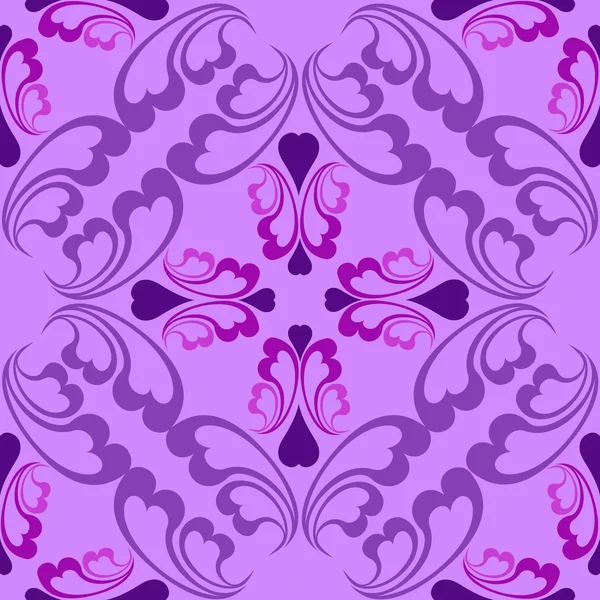 Lilac naadloos patroon — Stockvector