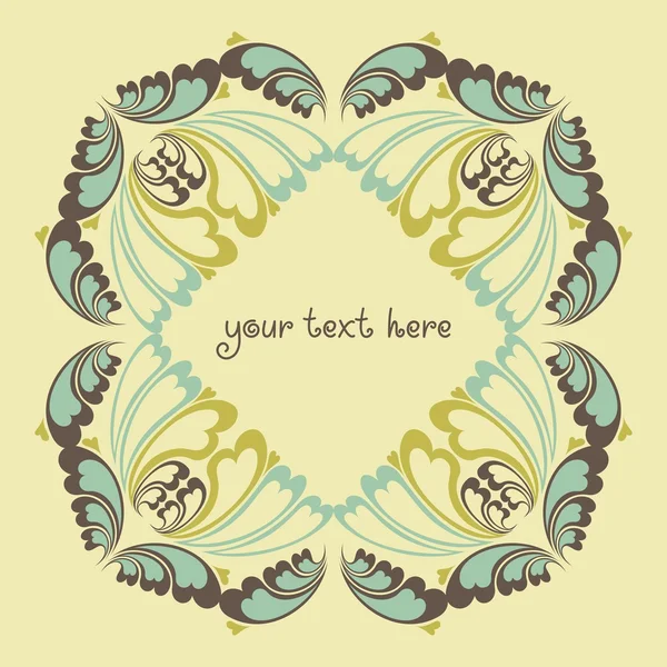 çiçekli süslü arka plan