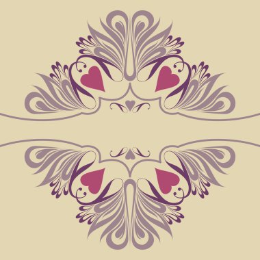 yürekleri yumuşak süslü arka plan