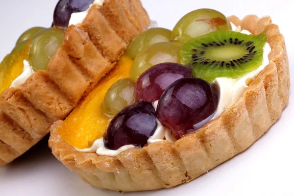 Galleta de pan corto con fruta —  Fotos de Stock