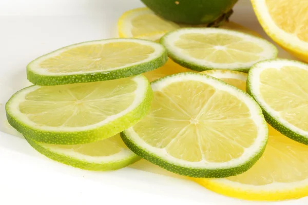 Lemon and lime — Stock Photo, Image