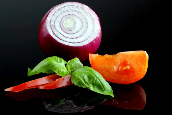 Інгредієнти салату — стокове фото