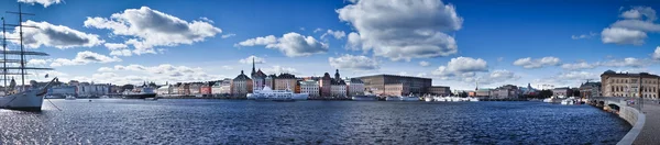 Wunderschöner panoramablick auf gamla stan, stockholm, schweden — Stockfoto