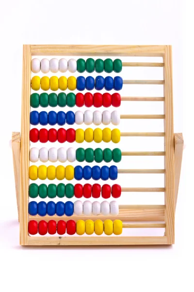 Іграшка Abacus для дитини ізольована на білому тлі — стокове фото