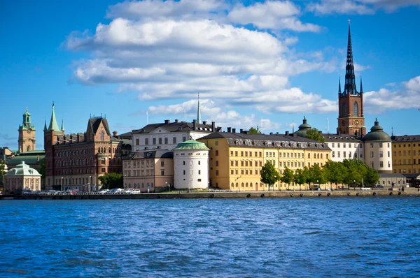 Een weergave van oude stad van stockholm, Zweden — Stockfoto