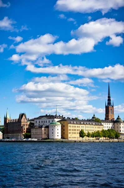 Een weergave van oude stad van stockholm, Zweden — Stockfoto