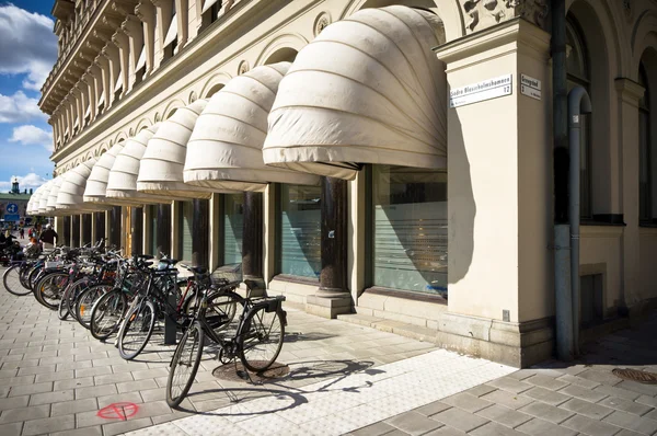 Bicicleta clásica vintage retro city en Estocolmo, Suecia — Foto de Stock