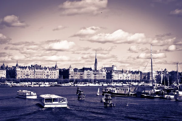 Une vue de la vieille ville de Stockholm, Suède — Photo