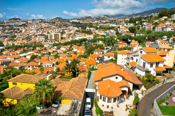 Bella vista su Funchal, Isola di Madeira, Portogallo — Foto Stock