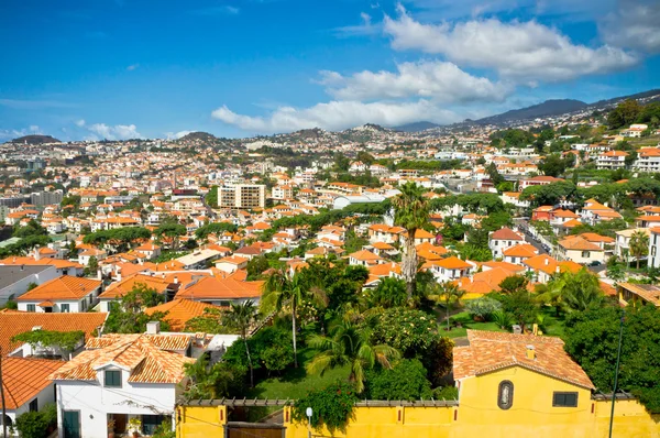 Hermosa vista de Funchal, Isla de Madeira, Portugal — Foto de Stock