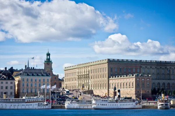 斯德哥尔摩老城，瑞典的一个视图 — 图库照片