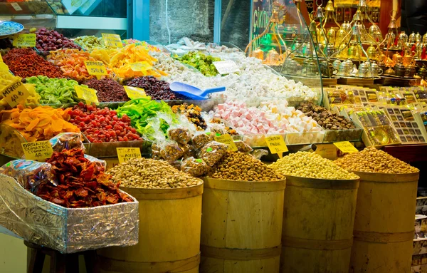 Pack of variety spices on Istanbul market, Turkey — Stock Photo, Image