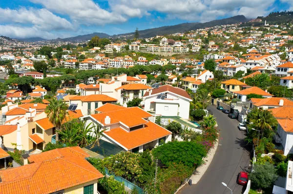 Hermosa vista de Funchal, Isla de Madeira, Portugal — Foto de Stock