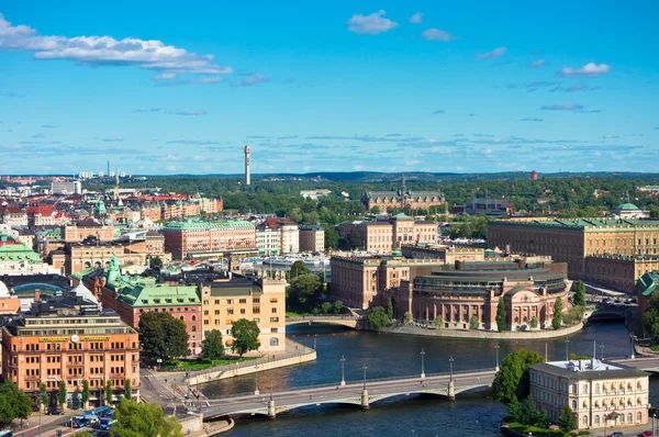 スウェーデン、ストックホルム旧市街の眺め — ストック写真