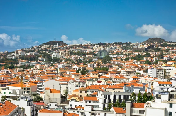 Bella vista su Funchal, Isola di Madeira, Portogallo — Foto Stock