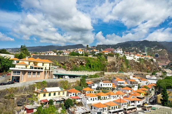 Hermosa vista de Funchal, Isla de Madeira, Portugal — Foto de Stock