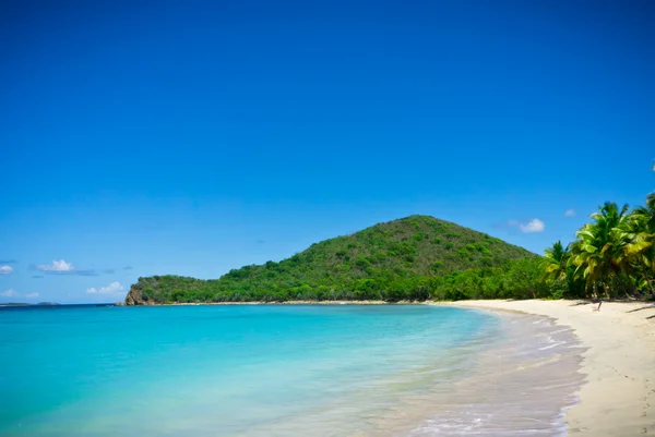 Schöne Aussicht auf Tortola, die unberührten britischen Inseln — Stockfoto