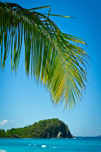 Bela vista de Tortola, Ilhas Virgens Britânicas — Fotografia de Stock