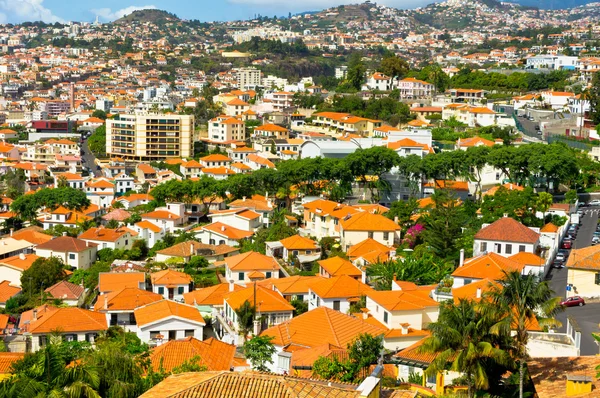 Hermosa vista de Funchal, Isla de Madeira, Portugal — Foto de Stock