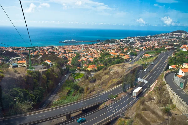 Belle vue sur Funchal, île de Madère, Portugal — Photo