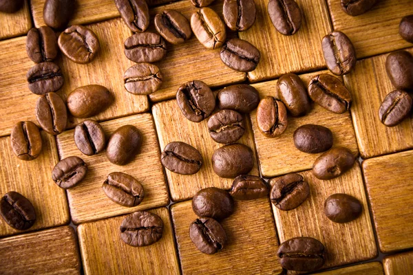 Background made from fresh coffee beans — Stock Photo, Image