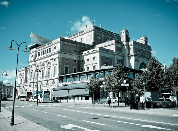 Вид Королевского Шведского оперного театра в Стокгольме в Швеции — стоковое фото