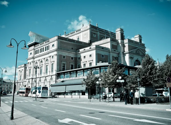 A view of Royal Swedish Opera House in Stockholm in Sweden — Stock Photo, Image