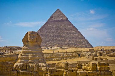 Piramit khafre ve büyük Sfenks Giza, Mısır