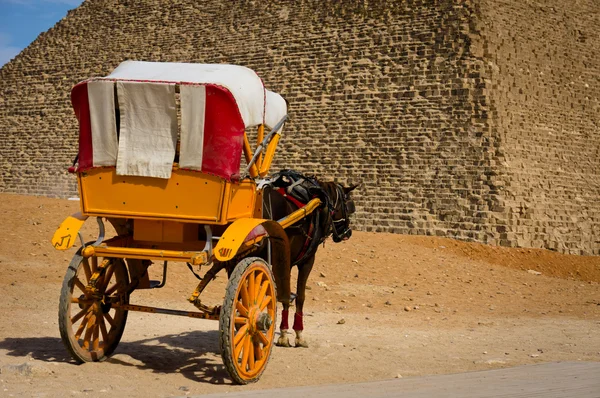 Pirámide de Khafre en Giza, Egipto — Foto de Stock