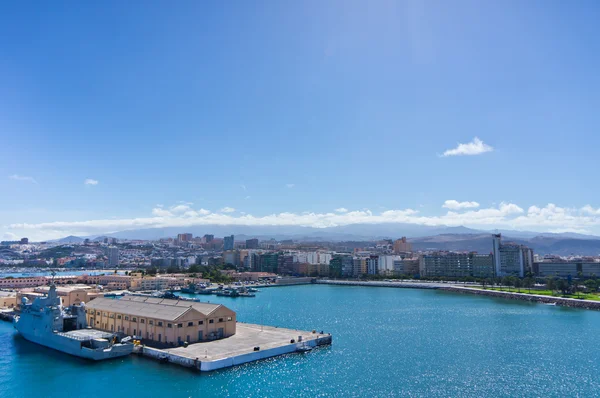 Hermosa vista de la ciudad de Las Palmas, Gran Canaria, España — Foto de Stock