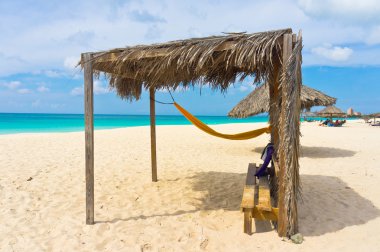 güzel bir plaj Aruba, Karayip Adaları, küçük Antiller