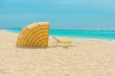 güzel bir plaj Aruba, Karayip Adaları, küçük Antiller