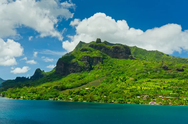 Paradijs weergave van moorea eilanden, cook's bay, Frans-Polynesië — Stockfoto