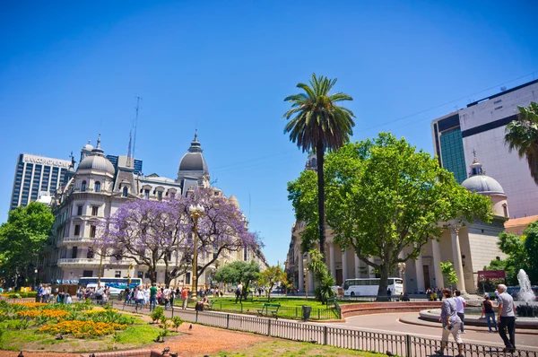 Hermosa vista de la capital argentina de Buenos Aires — Foto de Stock