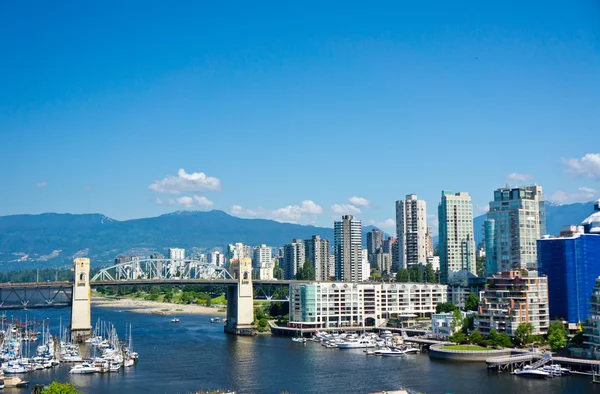 Hermosa vista de Vancouver, Columbia Británica, Canadá — Foto de Stock