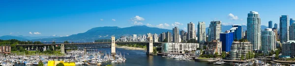 Belle vue sur Vancouver, Colombie-Britannique, Canada — Photo