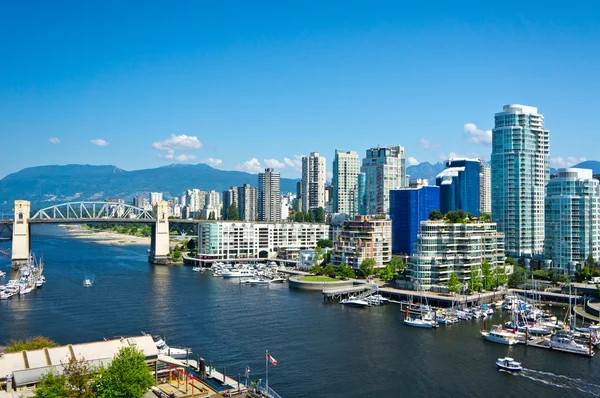 Belle vue sur Vancouver, Colombie-Britannique, Canada — Photo