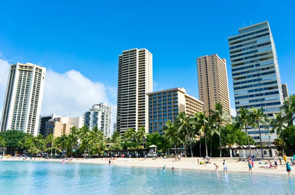 Hermosa vista de Honolulu, Hawaii, Estados Unidos — Foto de Stock