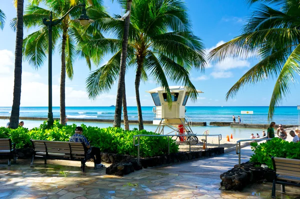 Vacker utsikt över honolulu, hawaii, USA — Stockfoto